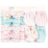 imageHudson Baby Baby Girls Cotton Headband and Scratch Mitten SetIce Cream