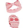 imageHudson Baby Baby Girls Cotton Headband and Scratch Mitten SetReindeer