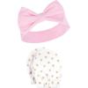 imageHudson Baby Baby Girls Cotton Headband and Scratch Mitten SetSparkle Trees