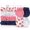 imageHudson Baby Baby Girls Cotton Headband and Scratch Mitten SetWatermelon