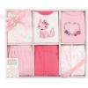imageHudson Baby Unisex Baby Layette Boxed GiftsetFox  Pink