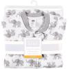 imageHudson Baby Unisex Baby Premium Quilted Long Sleeve Sleeping Bag and Wearable BlanketGray Elephant