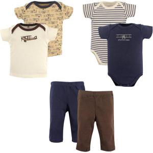 imageHudson Baby Unisex Baby Layette Boxed GiftsetBlue Airplane