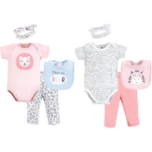 imageHudson Baby Unisex Baby Layette Boxed GiftsetGirl Safari