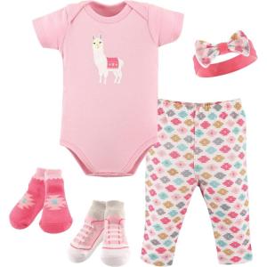 imageHudson Baby Unisex Baby Layette Boxed GiftsetLlama