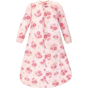 imageHudson Baby Unisex Baby Premium Quilted Long Sleeve Sleeping Bag and Wearable BlanketBlush Rose