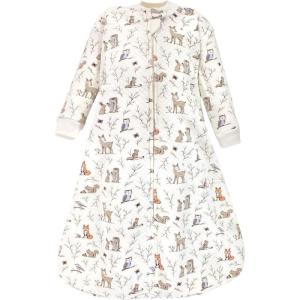 imageHudson Baby Unisex Baby Premium Quilted Long Sleeve Sleeping Bag and Wearable BlanketEnchanted Forest