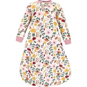 imageHudson Baby Unisex Baby Premium Quilted Long Sleeve Sleeping Bag and Wearable BlanketFall Botanical