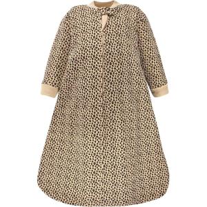 imageHudson Baby Unisex Baby Premium Quilted Long Sleeve Sleeping Bag and Wearable BlanketLeopard