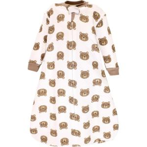 imageHudson Baby Unisex Baby Premium Quilted Long Sleeve Sleeping Bag and Wearable BlanketLittle Bear
