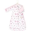 imageHudson Baby BabyCotton LongSleeve Wearable Sleeping Bag Sack BlanketBasic Pink Floral