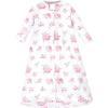 imageHudson Baby BabyCotton LongSleeve Wearable Sleeping Bag Sack BlanketBasic Pink Floral