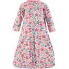 imageHudson Baby BabyCotton LongSleeve Wearable Sleeping Bag Sack BlanketPink Blue Pretty Floral