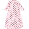 imageHudson Baby BabyCotton LongSleeve Wearable Sleeping Bag Sack BlanketRose