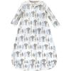 imageHudson Baby BabyCotton LongSleeve Wearable Sleeping Bag Sack BlanketRoyal Safari
