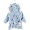 imageHudson Baby Unisex Baby Plush Animal Face BathrobeBlue Elephant