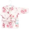 imageHudson Baby Unisex Baby Plush Animal Face BathrobeBlush Rose