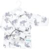 imageHudson Baby Unisex Baby Plush Animal Face BathrobeGray Elephant