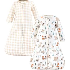 imageHudson Baby BabyCotton LongSleeve Wearable Sleeping Bag Sack BlanketBoy Woodland Pals