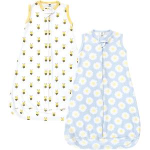 imageHudson Baby BabyCotton LongSleeve Wearable Sleeping Bag Sack BlanketDaisy Bee Sleeveless