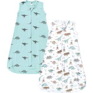 imageHudson Baby BabyCotton LongSleeve Wearable Sleeping Bag Sack BlanketDino Blast Sleeveless