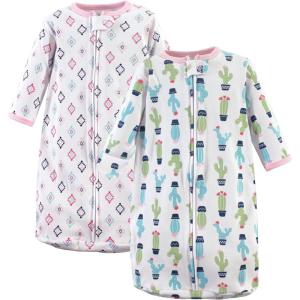 imageHudson Baby BabyCotton LongSleeve Wearable Sleeping Bag Sack BlanketGirl Cactus