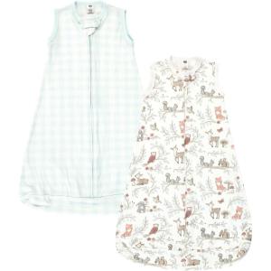 imageHudson Baby BabyCotton LongSleeve Wearable Sleeping Bag Sack BlanketGirl Woodland Pals Sleeveless