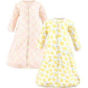 imageHudson Baby BabyCotton LongSleeve Wearable Sleeping Bag Sack BlanketLemon Daisy Long Sleeve