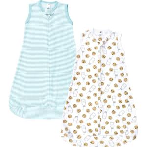 imageHudson Baby BabyCotton LongSleeve Wearable Sleeping Bag Sack BlanketMint Milk Cookies Sleeveless