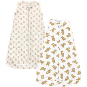 imageHudson Baby BabyCotton LongSleeve Wearable Sleeping Bag Sack BlanketTeddy Bear Sleeveless