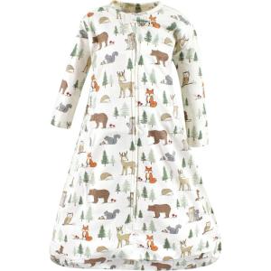 imageHudson Baby Unisex Baby Long Sleeve Cotton Jersey Sleeping BagForest Animals