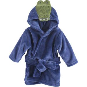 imageHudson Baby Unisex Baby Plush Animal Face BathrobeAlligator