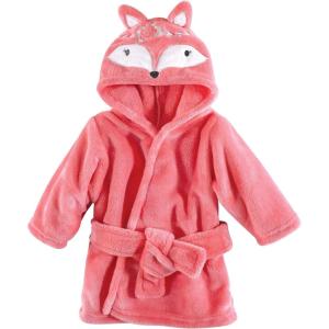 imageHudson Baby Unisex Baby Plush Animal Face BathrobeBoho Fox