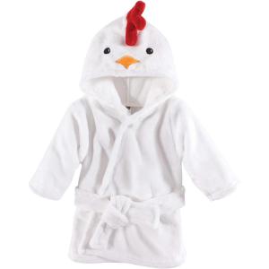 imageHudson Baby Unisex Baby Plush Animal Face BathrobeChicken