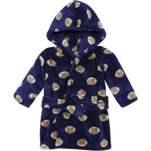 imageHudson Baby Unisex Baby Plush Animal Face BathrobeFootball