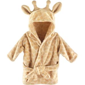 imageHudson Baby Unisex Baby Plush Animal Face BathrobeGiraffe