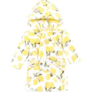 imageHudson Baby Unisex Baby Plush Animal Face BathrobeLemon