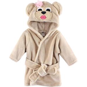 imageHudson Baby Unisex Baby Plush Animal Face BathrobeMiss Monkey