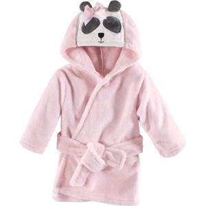imageHudson Baby Unisex Baby Plush Animal Face BathrobeMiss Panda
