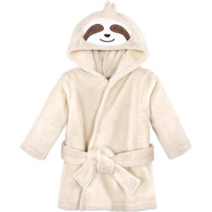 imageHudson Baby Unisex Baby Plush Animal Face BathrobeSloth