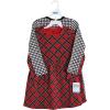 imageHudson Baby Baby Girls Cotton DressesBlack Red Plaid