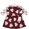 imageHudson Baby Baby Girls Cotton DressesBurgundy Floral