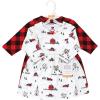 imageHudson Baby Baby Girls Cotton DressesChristmas Scene