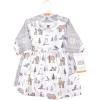 imageHudson Baby Baby Girls Cotton DressesGray Winter Forest