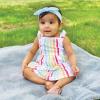 imageHudson Baby Baby Girls Cotton DressesRainbow Stripe