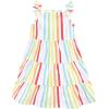 imageHudson Baby Baby Girls Cotton DressesRainbow Stripe