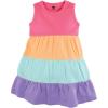 imageHudson Baby Baby Girls Cotton DressesRainbow Stripe