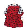 imageHudson Baby Baby Girls Cotton DressesRed Moose Bear