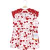 imageHudson Baby Baby Girls Cotton DressesRed Pink Hearts