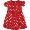 imageHudson Baby Baby Girls Cotton DressesRed Pink Hearts